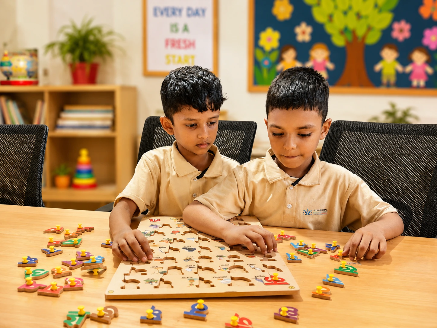Joyful learning moments in global homeschooling program