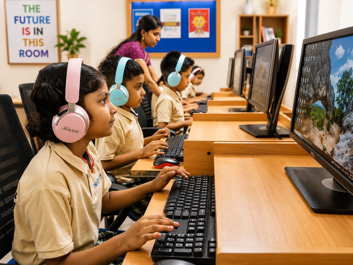 Group learning and collaboration in homeschooling environment